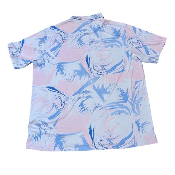 Surf Cuz Mens NEW Size XXL Moisture Wicking Breathable 3 Button Polo Golf Shirt - Picture 3 of 10